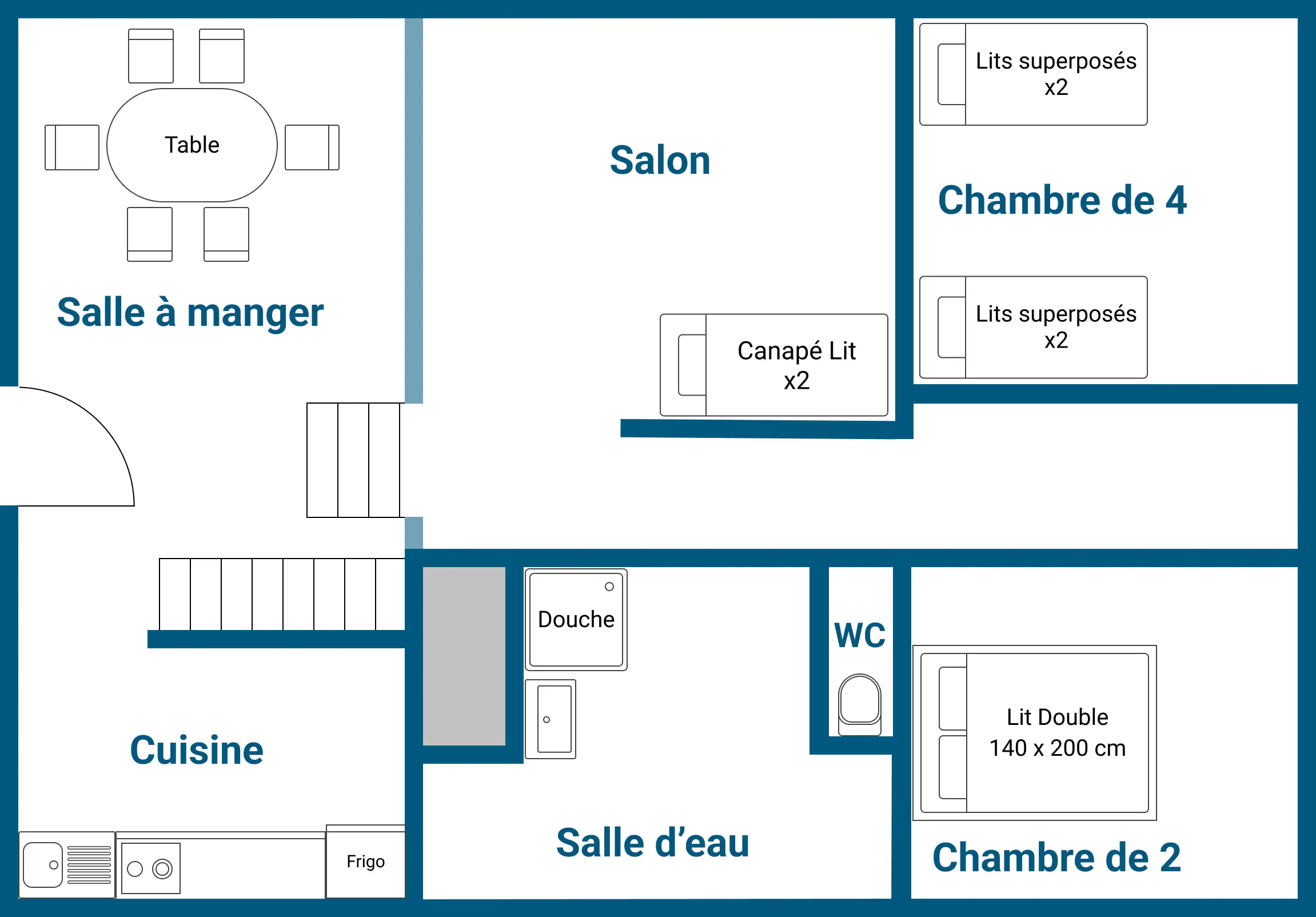 Plan du Gîte